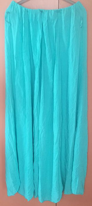 Spódnica maxi miętowa