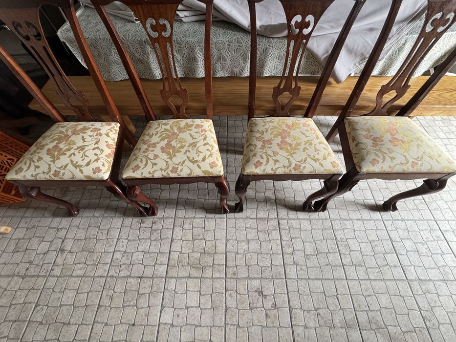 Conjunto de 6 cadeiras antigas