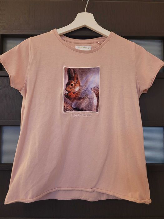 Reserved Kids bluzka koszulka 164 wiewiórka Gorzów