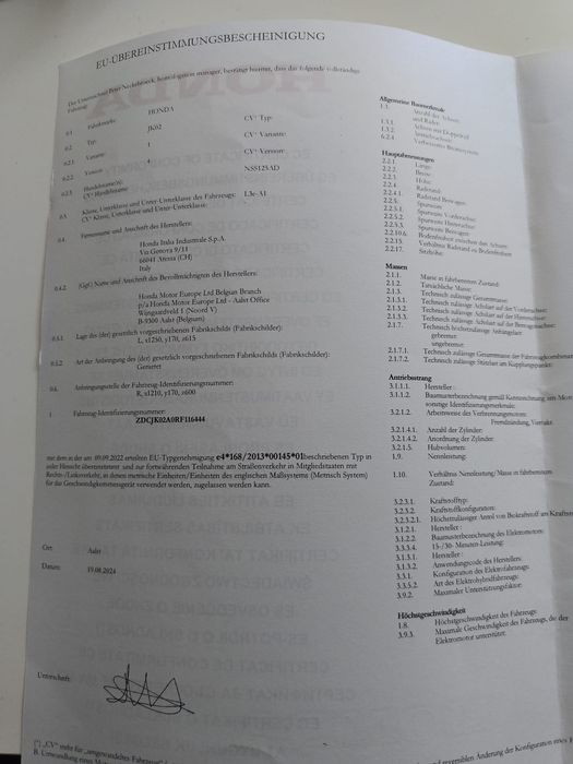 Sprzedam Honda forza 125