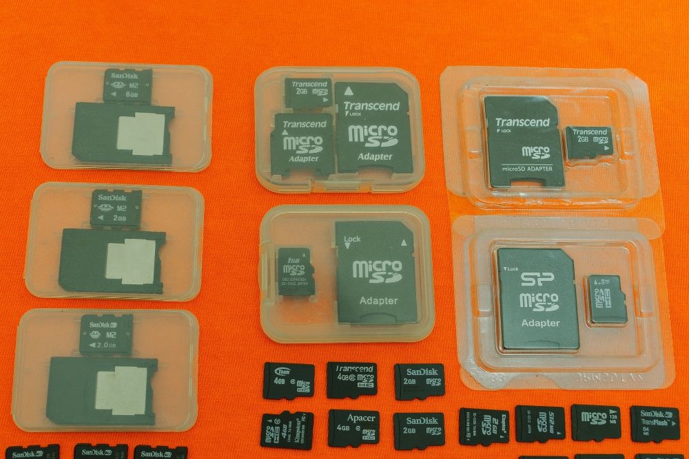 Флешь память Карточки Sony M2 MicroSD SanDisk Memory Stick Pro Duo
