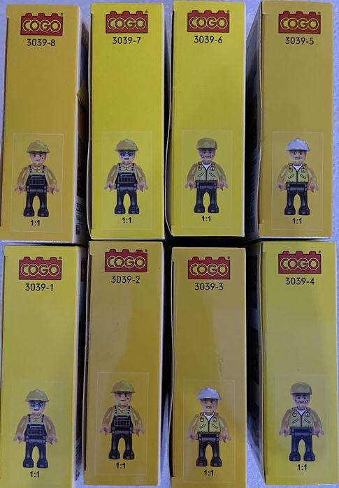 Klocki Cogo 3039 „Budowa” 8in1 846pcs 6+