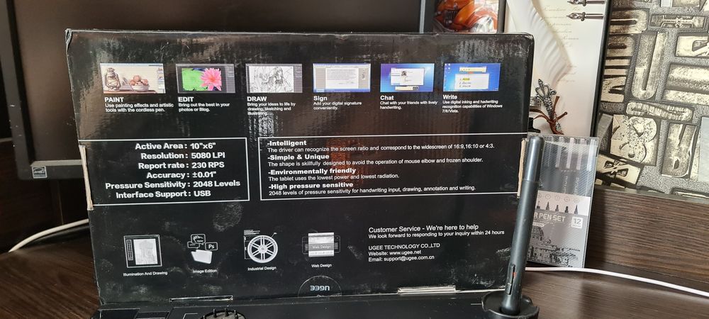 Продам графический планшет m708 ugee