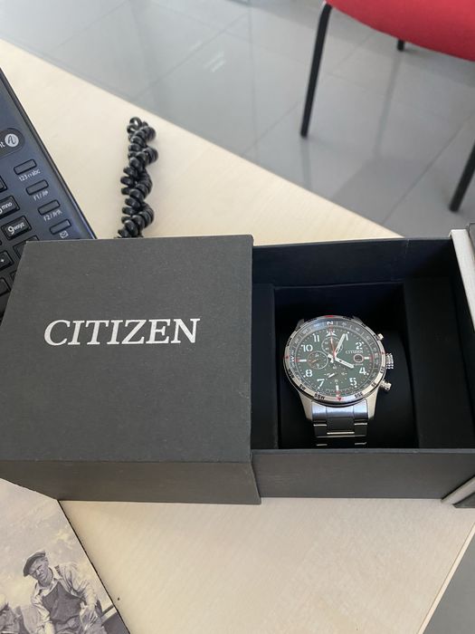 CITIZEN Eco Drive Chrono Verde