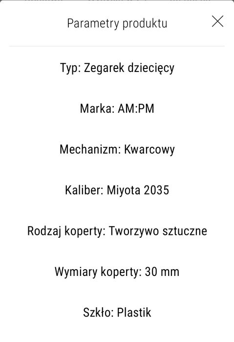Zegarek AM.PM Apart