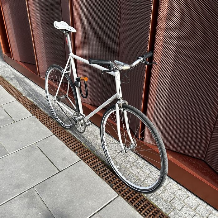 Rower Single Speed | Rama Peugeot | Ciepła Biel | Unikat