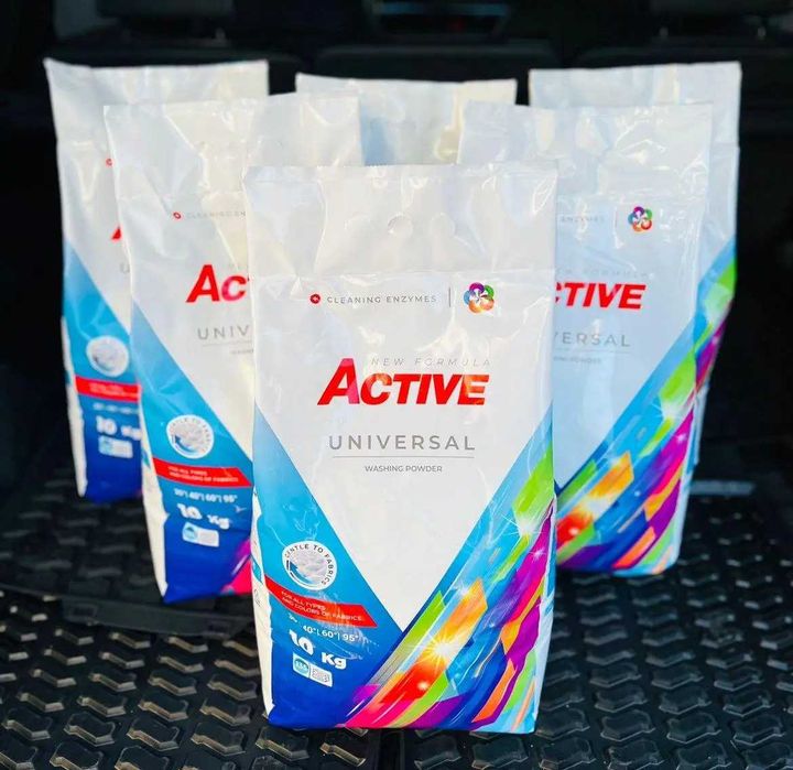 Пральний порошок автомат Active Універсал 10 кг