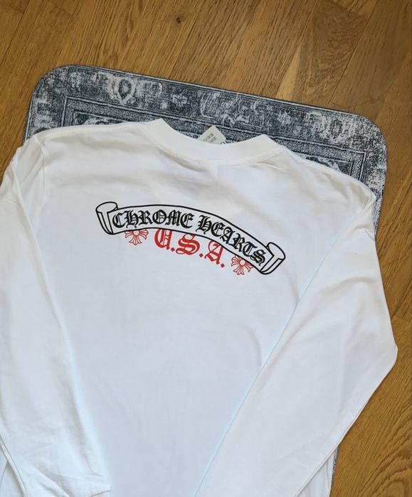 ЛОНГ ХРОМ ХАРТС ‼️SALE  longsleeve Chrome Hearts