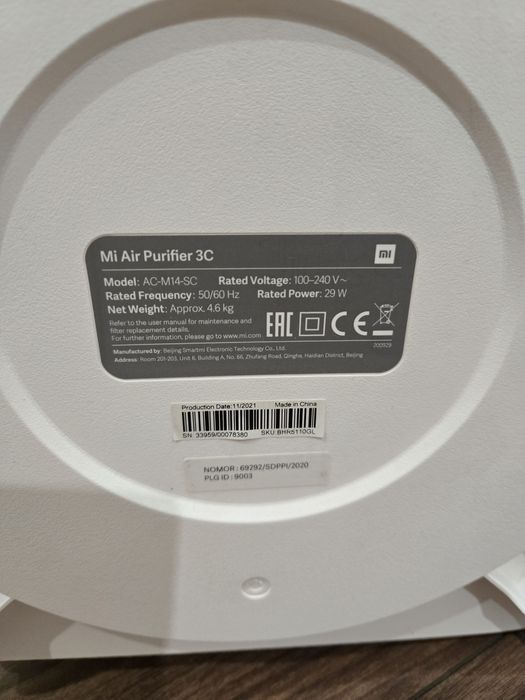 Очищувач повітря xiaomi mi air purifier 3c + новий фільтр