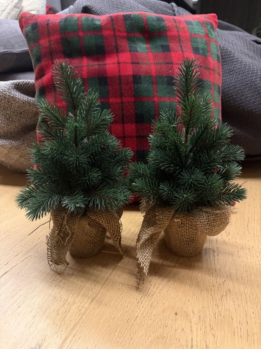 2x choinka 30cm zielona