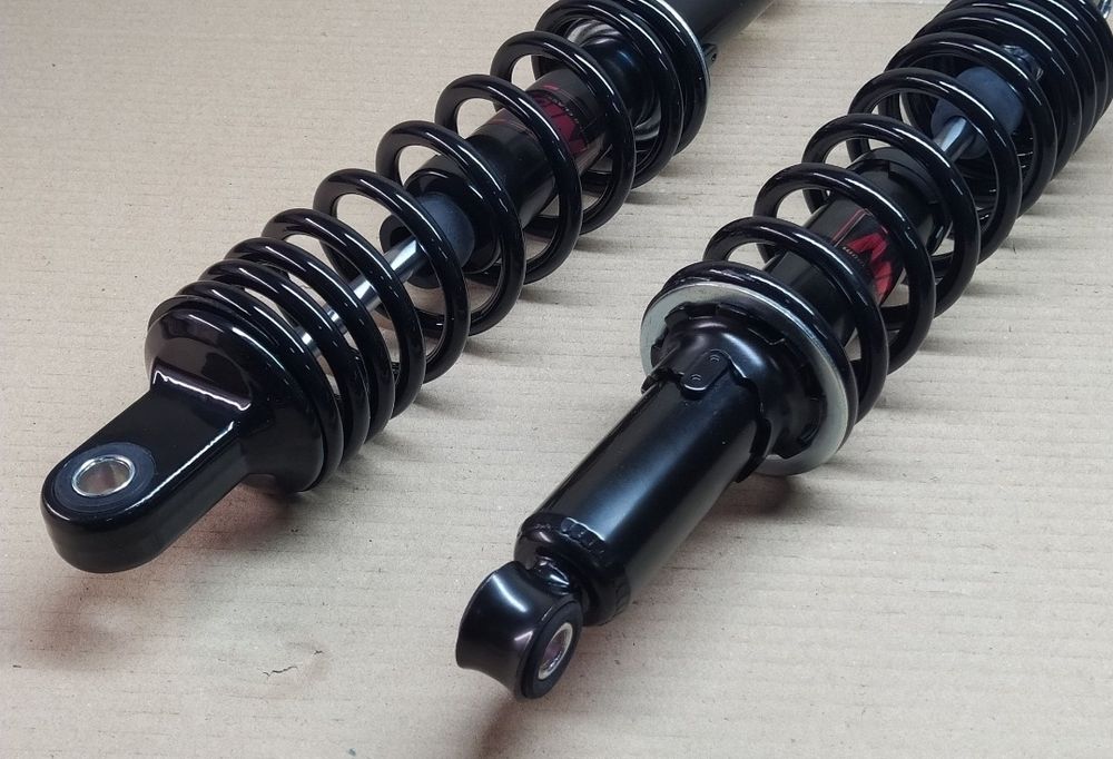 Амортизатори задні мопеда/мотоцикла, мягкі (пара) 340мм "NAIDITE"