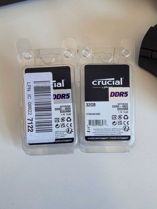 RAM Crucial DDR5 32GB 4800MHz SODIMM