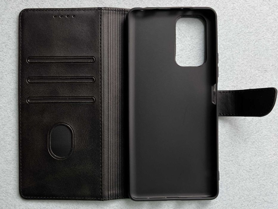 Redmi Note 10 Pro чохол-книжка Wave Fold Black чорний еко шкіра чехол