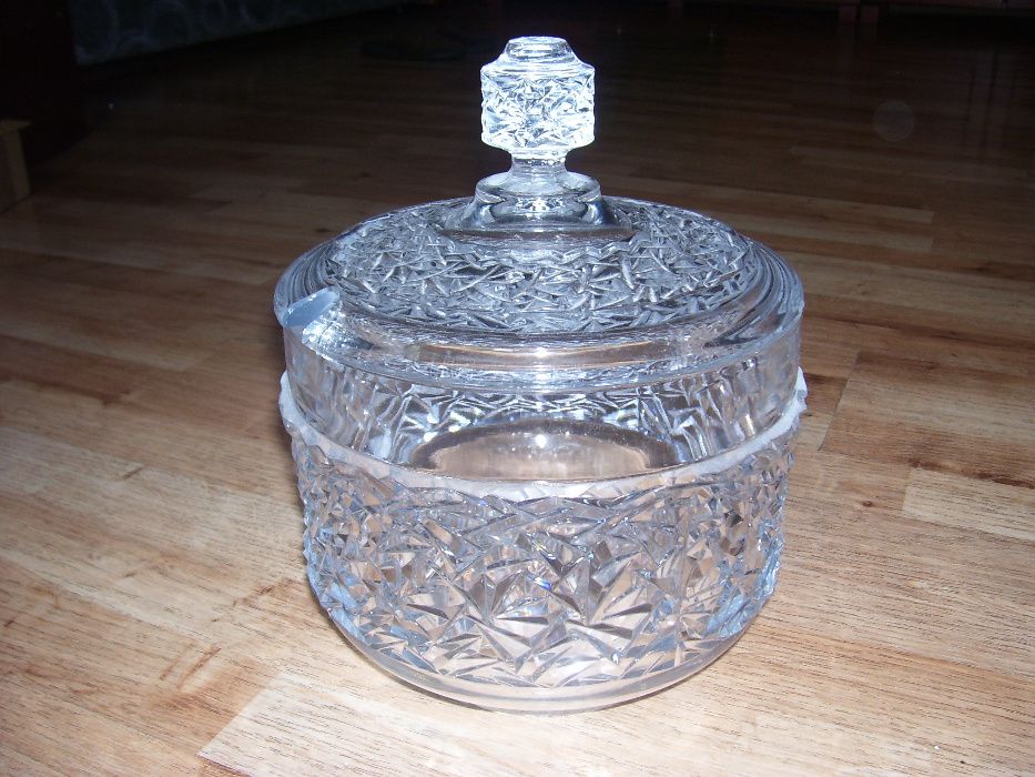 duża waza - kryształ z lat 70 tych