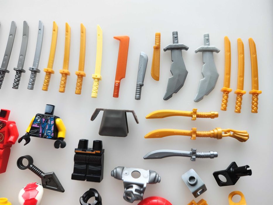 Lego mix NinjaGo i Ninja, różne klocki do zestawów