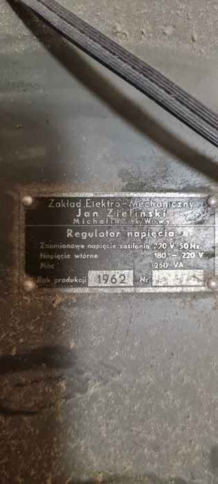 Stabilizator, transformator napiecia, pamięta PRL