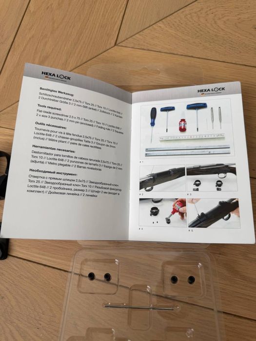 оригінальне швидкозмінне кріплення HEXA LOCK Mauser/Sauer 30 мм
