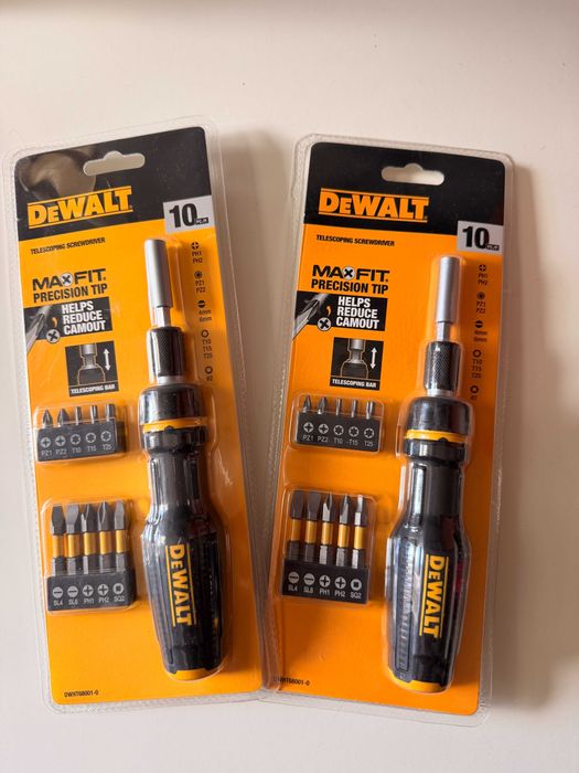 DeWALT DWHT68001-0 Викрутка FULL FIT Telescoping та 10 біт З Англіі оригінал нова