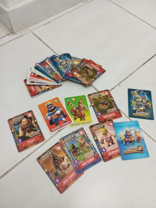 Cartas do jogo Clash Royal Super Cell