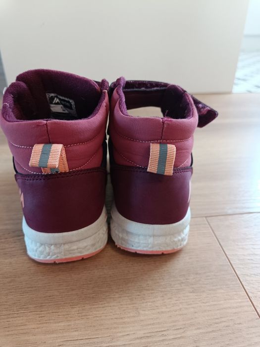 Buty za kostkę na rzepy