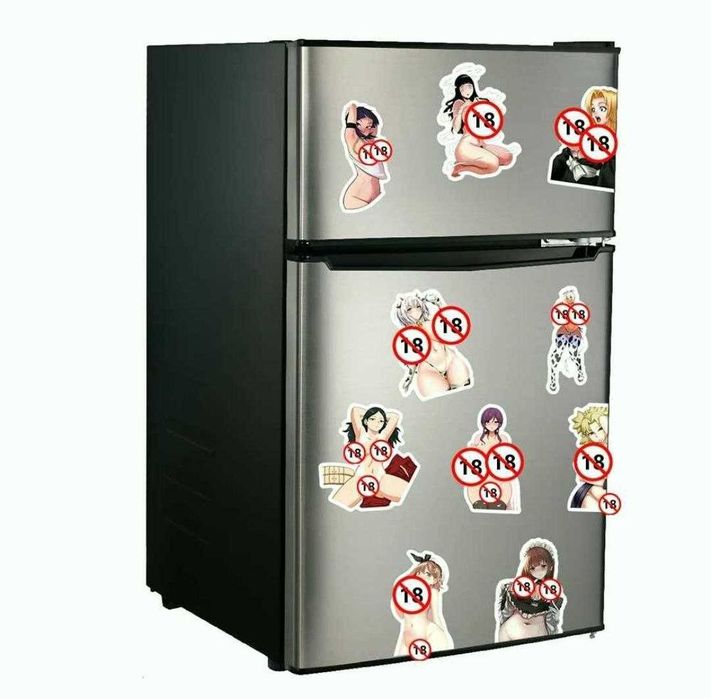 Наклейки стикеры сексуальные девушки в аниме стиле декор ноут смартфон