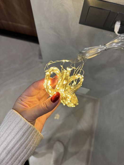 Гірлянда штора,роса