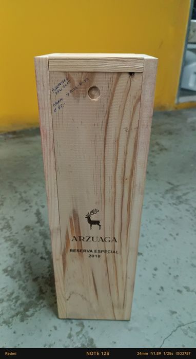 Caixa de Madeira Original Arzuaga Reserva Especial 2018 – Vazia