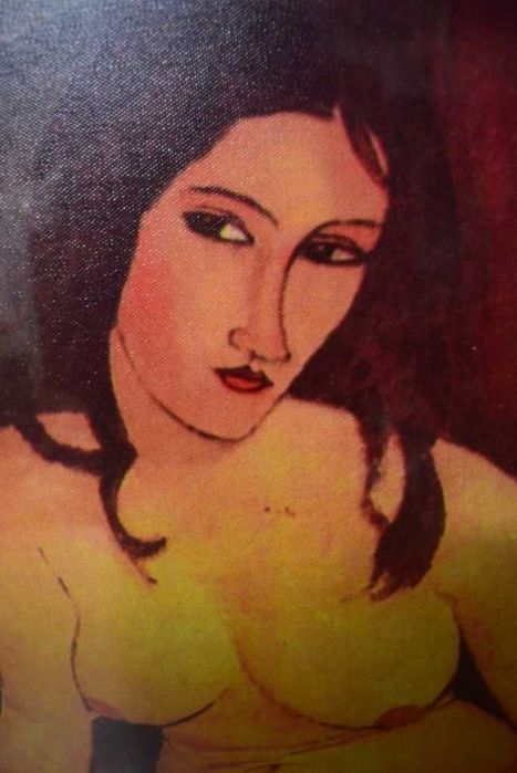 Amadeo Modigliani -Nagość w pozycji siedzącej ,1917