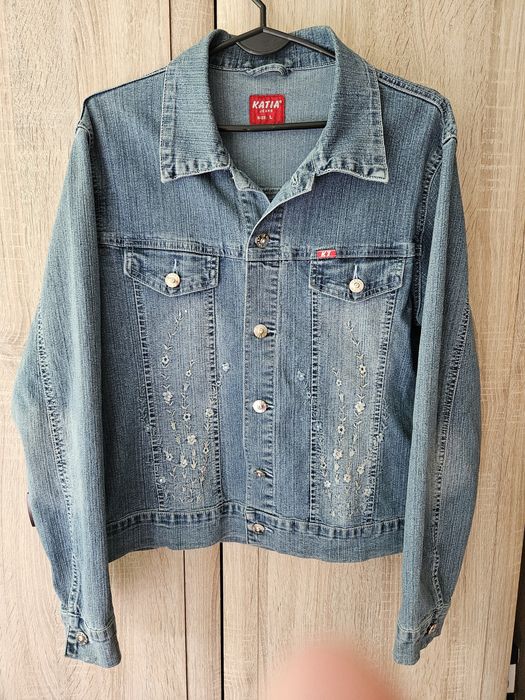 Kurtka dżinsowa bluza koszula damska rozmiar L