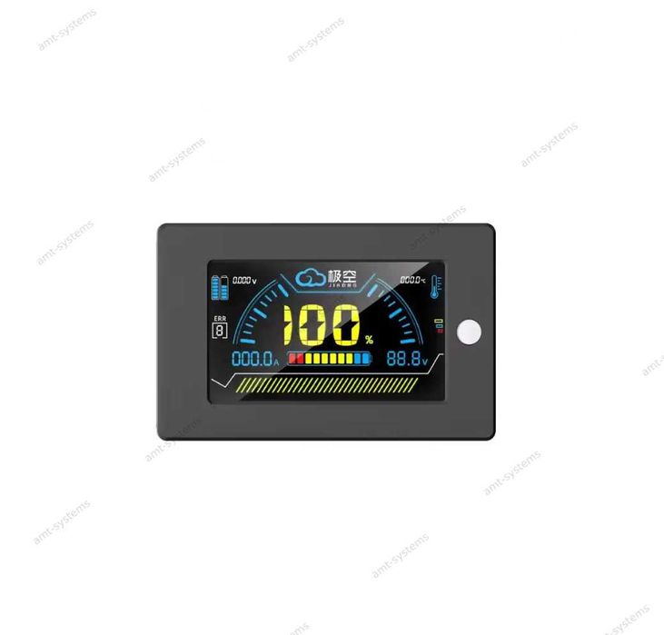 LCD дисплей 3.2" для бмс плати JK BMS JIKONG з кнопкою керування врізний