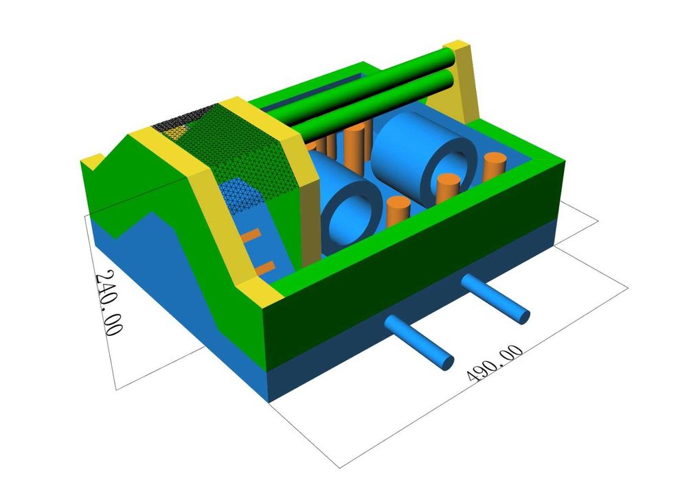 Insuflável Castelo Obstáculos!