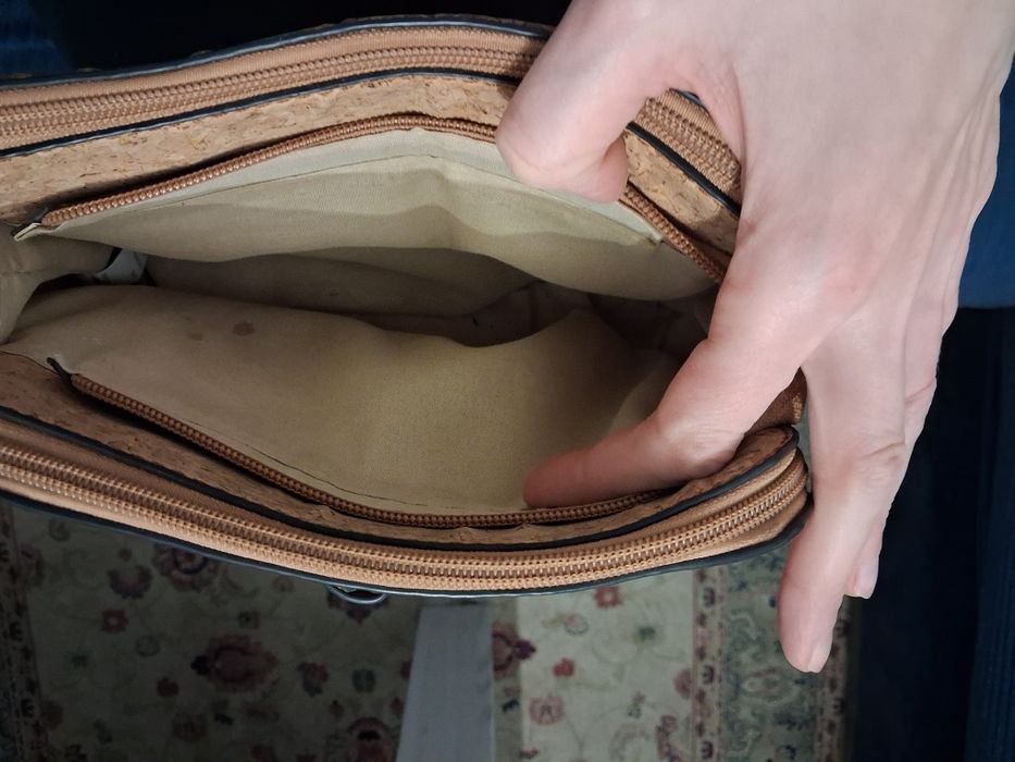 Torebka damska 3przegrodki na zamek