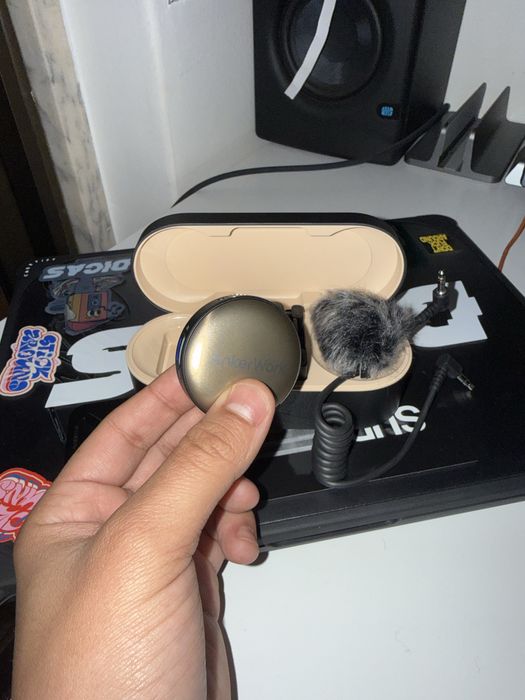 Microfones AnkerWork - Sistema Wireless (1 TX + 1 RX)