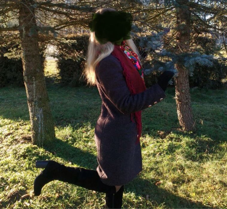 Демісезонне/осіннє/зимове жіноче пальто 44 (М) розміру