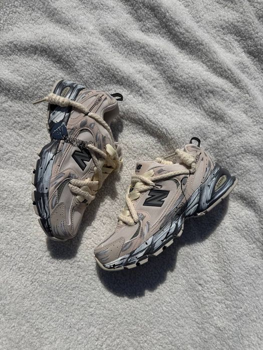 New Balance 530 Custom Beige White