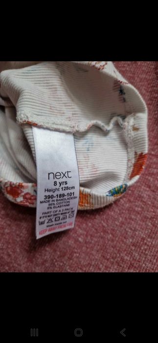 Zestaw 5 koszulek na naramkach roz 128