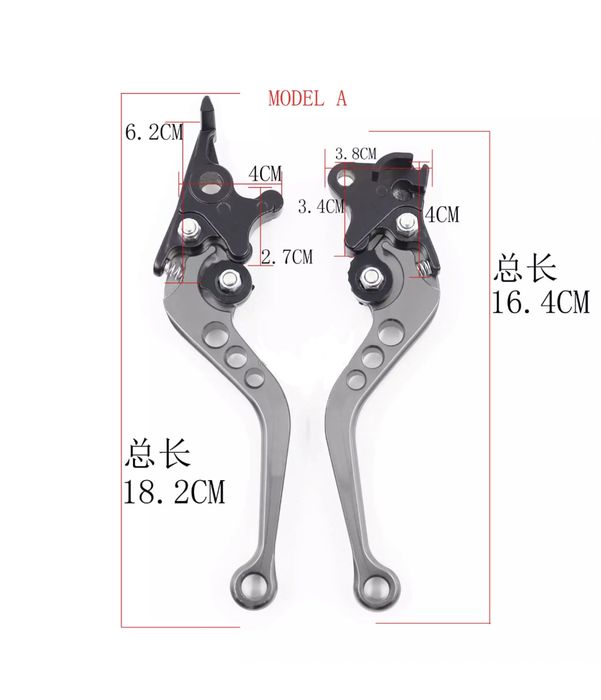 Manetes moto universais varias cores disponível