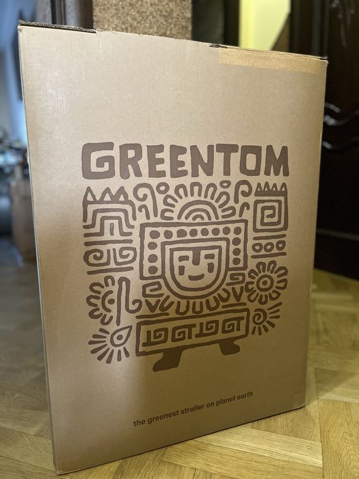 Коляска Greentom шасі Black синього кольору
