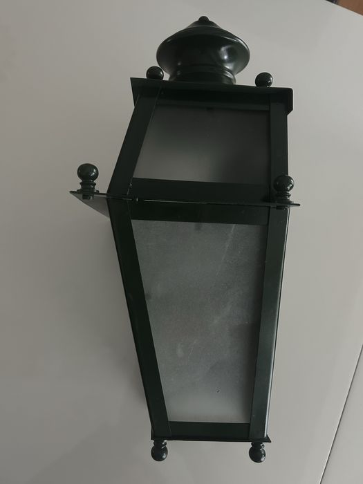 3 Apliques de exterior em ferro, nunca usados