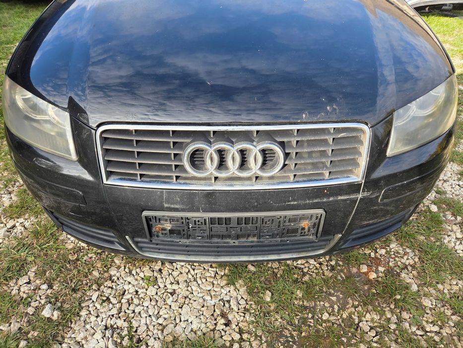 Audi A3 8P 04r 3d zderzak maska LY9B pas drzwi błotnik lampa lusterko