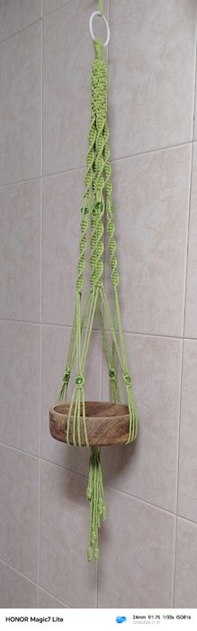 Suporte de vaso feito à mão