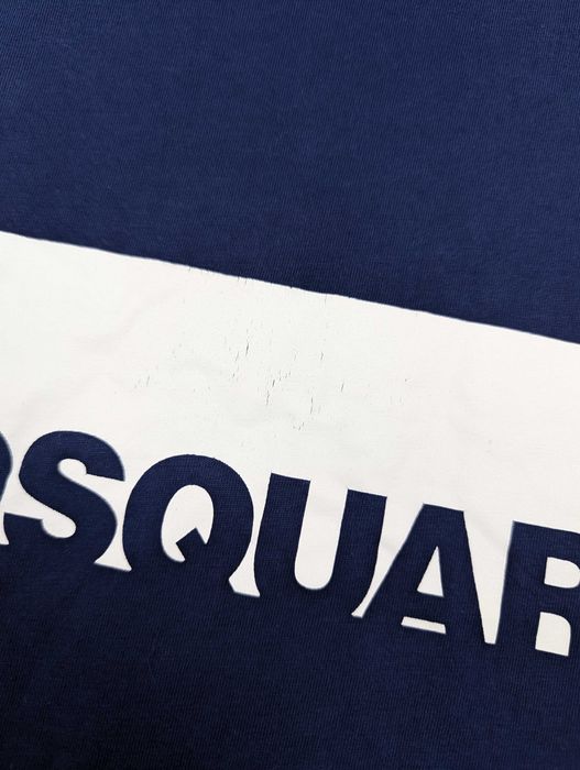 Dsquared2 niebieska koszulka t-shirt L