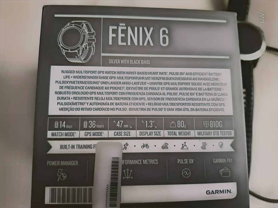 Zegarek Garmin Fenix 6