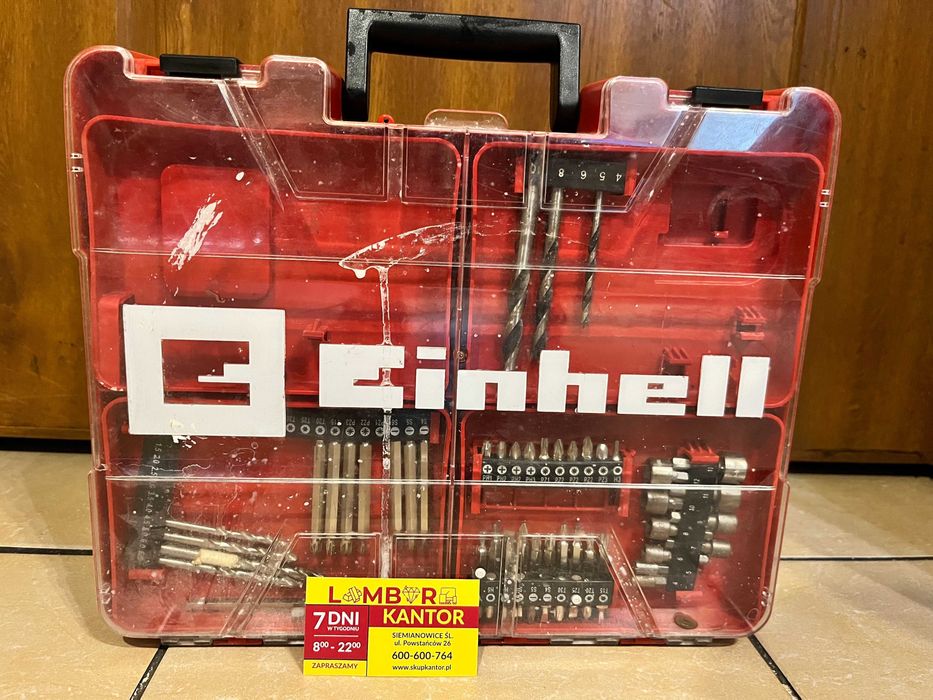 [1759/25] Wiertarko-Wkrętarka Einhell TE-CD 18/40LI + 69