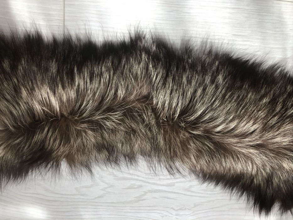 Воротник чернобурки мех