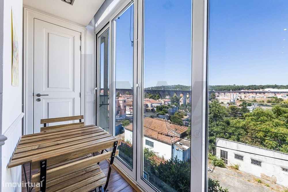 T1 Remodelado Com Vista Para O Aqueduto Das Águas Livres | Campolide
