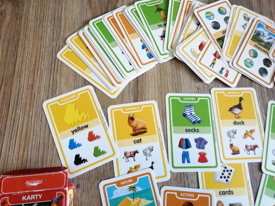 Karty do nauki języka angielskiego