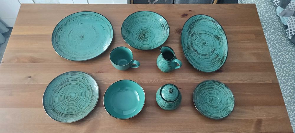 Zastawa porcelanowa. Talerze porcelanowe Bogucice Nostalgia.