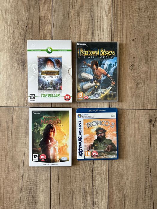 gry PC w wersji PL - każda po 15 zł