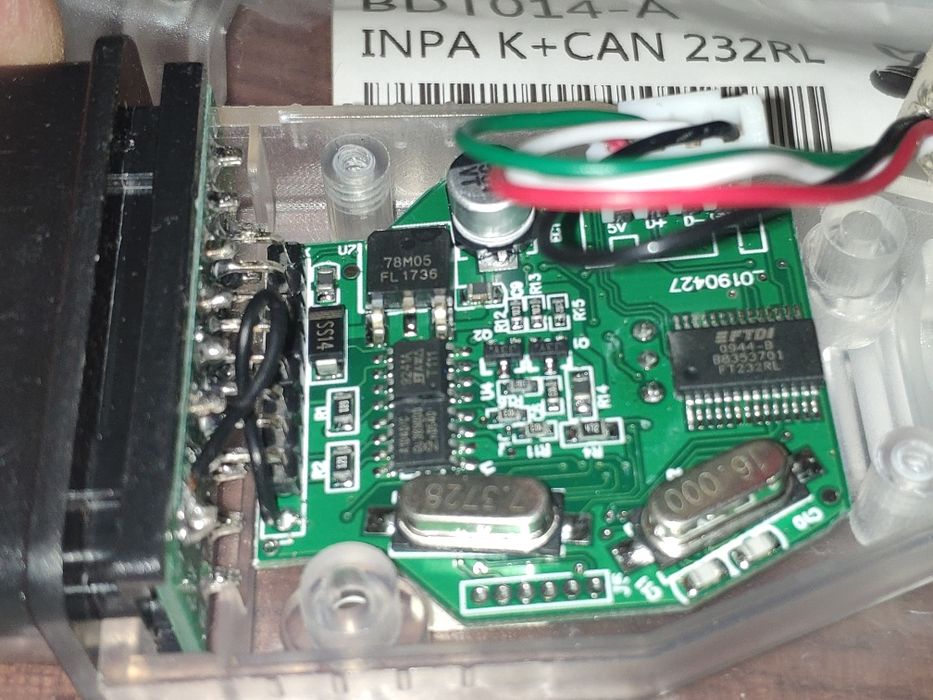 Диагностичний кабель OBD2 BMW inpa K + D-CAN Interface, ENET,  vLinker